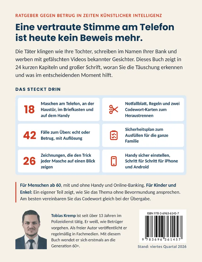 Umschlag hinten mit Klappentext