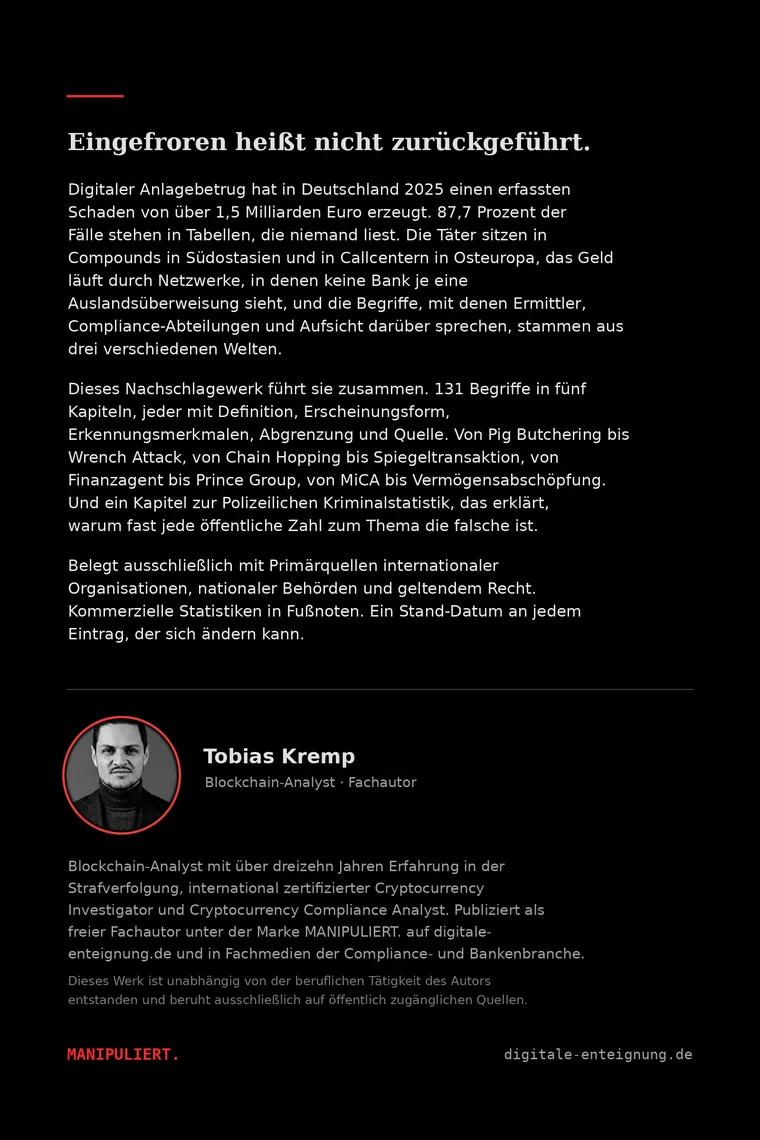 Umschlag, Rückseite: Klappentext, Autorenporträt und Autorenzeile